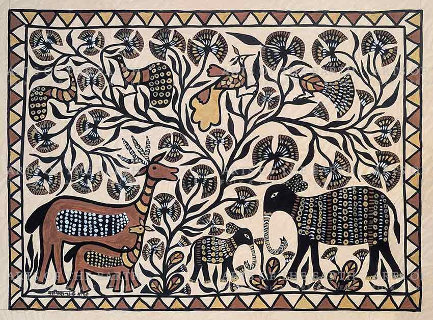 Hazaribagh - Sohrai Painting