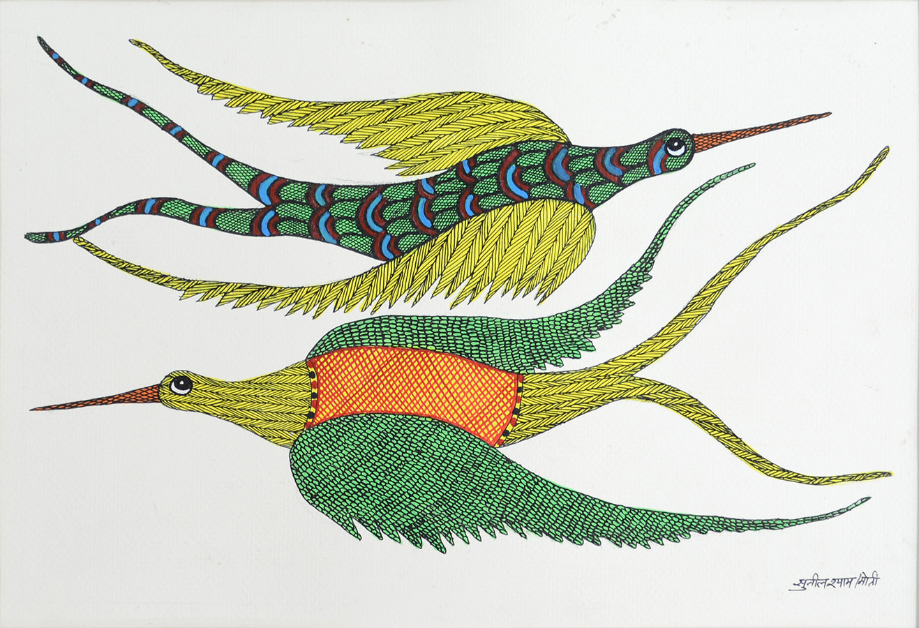 Gond Art  - Birds