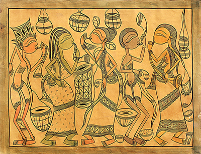 Folk Painting From Midnapur